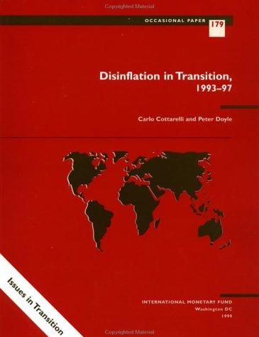 Couverture : Disinflation in transition, 1993-97