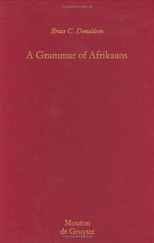 Couverture : A grammar of Afrikaans