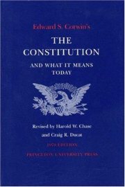 Couverture : 1980 supplement to Edward S. Corwin's The Constitution and what it means today