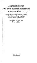 Couverture : "Wo zwei zusammenkommen in rechter Ehe ..."