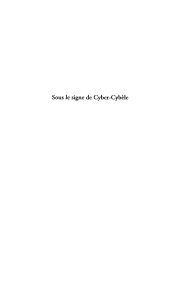 Couverture : SOUS LE SIGNE DE CYBER-CYBÈLE