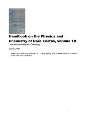 Couverture : Handbook on the physics and chemistry of rare earths