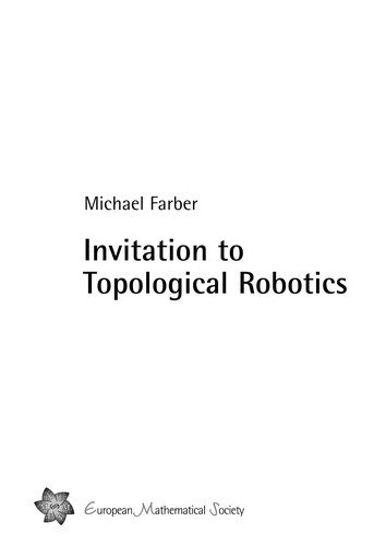Couverture : Invitation to topological robotics