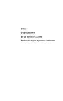 Couverture : Dieu, l'adolescent et le psychanalyste