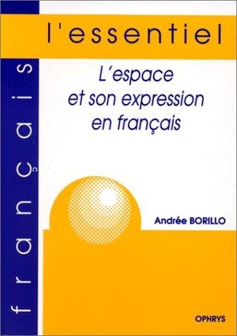 Couverture : L'espace en français