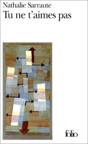 Couverture : Tu NE T'Aimes Pas