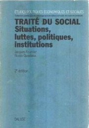 Couverture : Traité du social