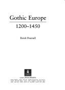 Couverture : Gothic Europe, 1200-1450