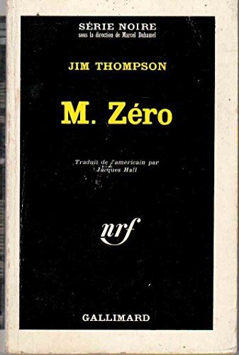 Couverture : M. Zéro