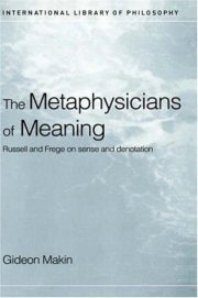 Couverture : The metaphysicians of meaning