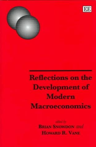 Couverture : Reflections on the development of modern macroeconomics