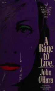 Couverture : A Rage to Live