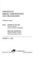 Couverture : Advances in library administration and organization