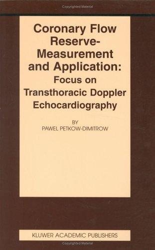 Couverture : Coronary flow reserve--measurement and application