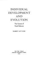 Couverture : Individual development and evolution