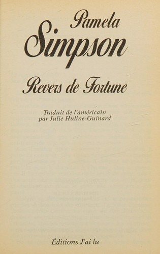 Couverture : Revers de fortune
