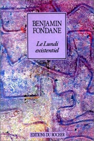 Couverture : Le Lundi existentiel