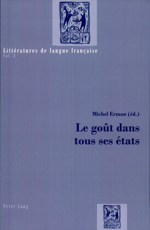 Couverture : Le gout dans tous ses etats