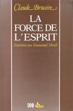 Couverture : La force de l'esprit