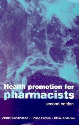 Couverture : Health Promotion for Pharmacists (Oxford Medical Publications)
