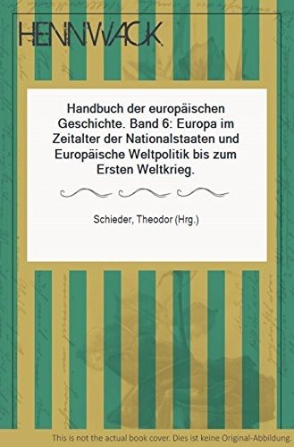 Couverture : Handbuch der europäischen Geschichte