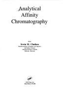Couverture : Analytical affinity chromatography