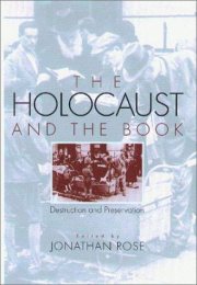 Couverture : The Holocaust and the Book 