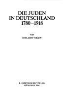 Couverture : Die Juden in Deutschland 1780-1918