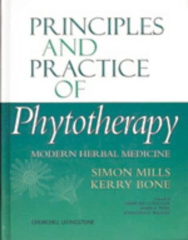 Couverture : Principles and Practice of Phytotherapy