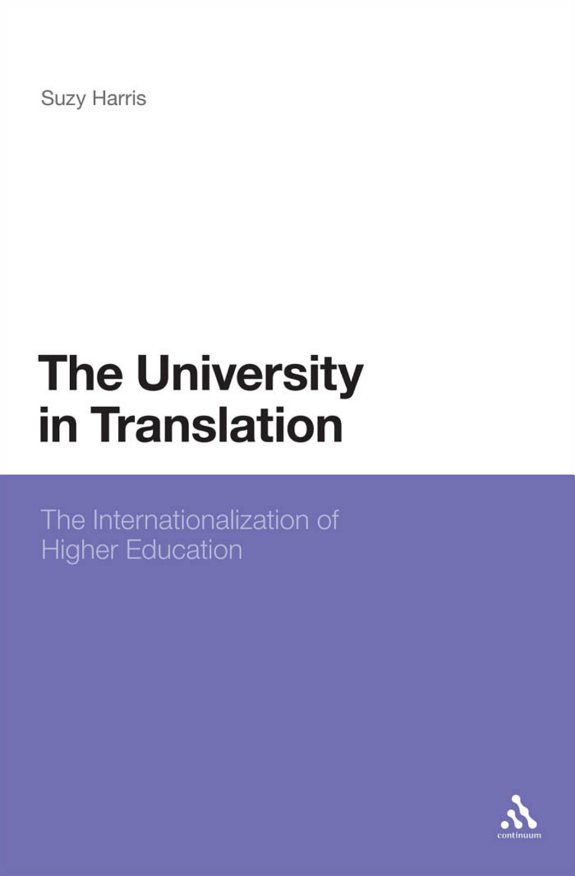 Couverture : The university in translation