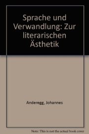 Couverture : Sprache und Verwandlung