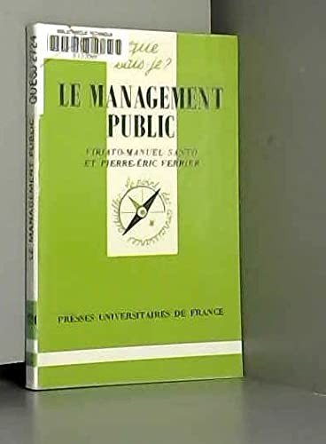 Couverture : Le management public