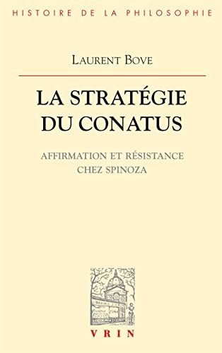 Couverture : La stratégie du conatus