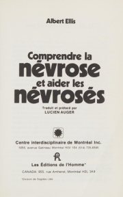 Couverture : Comprendre la névrose et aider les névrosés