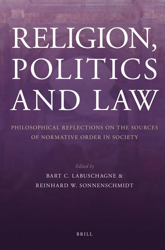 Couverture : Religion, politics, and law