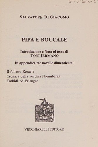 Couverture : Pipa e boccale