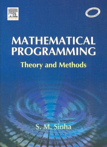 Couverture : Mathematical Programming