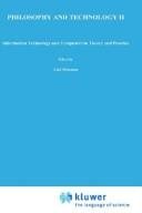 Couverture : Philosophy and technology II