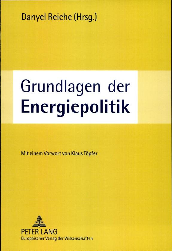 Couverture : Grundlagen Der Energiepolitik