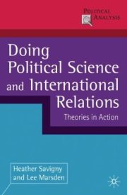 Couverture : Doing Political Science And International Relations Theories In Action