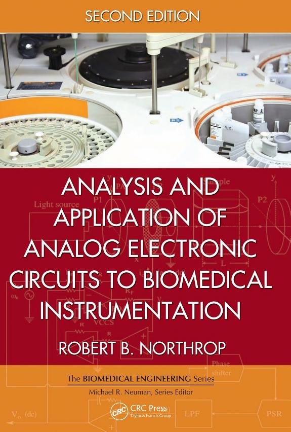 Couverture : Analysis and Application of Analog Electronic Circuits to Biomedical Instrumentation, Second Edition