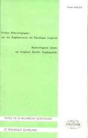 Couverture : Fiches bioécologiques sur les Euphausiacés du Pacifique tropical =