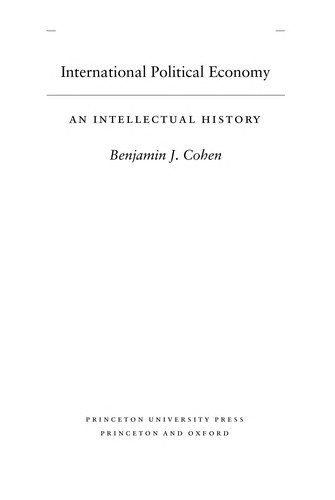 Couverture : International political economy