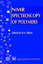 Couverture : NMR spectroscopy of polymers