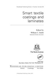 Couverture : Smart textile coatings and laminates