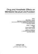 Couverture : Drug and anesthetic effects on membrane structure and function
