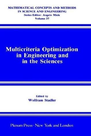 Couverture : Multicriteria optimization in engineering and in the sciences