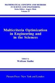 Couverture : Multicriteria optimization in engineering and in the sciences