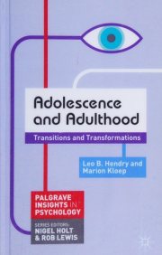 Couverture : Adolescence and Adulthood