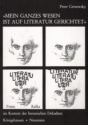 Couverture : "Mein ganzes Wesen ist auf Literatur gerichtet"